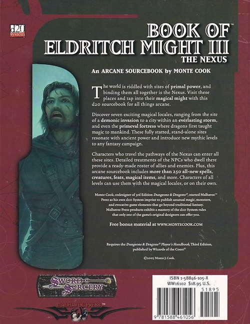 Dungeons & Dragons 3.5 - Sword & Sorcery - Book of Eldritch Might 3 (B-Grade) (Genbrug)